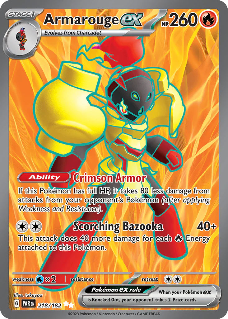 Armarouge ex (218/182) - [Full Art] Paradox Rift (PAR)