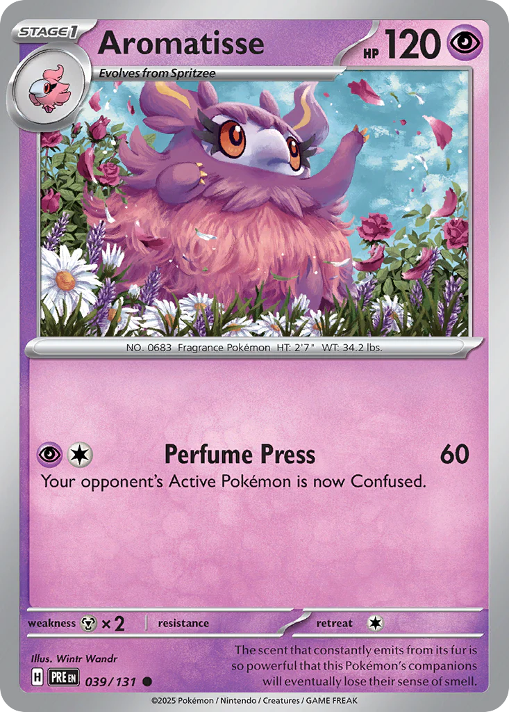 Aromatisse (39/131) - [Reverse Holo] Prismatic Evolutions (PRE)
