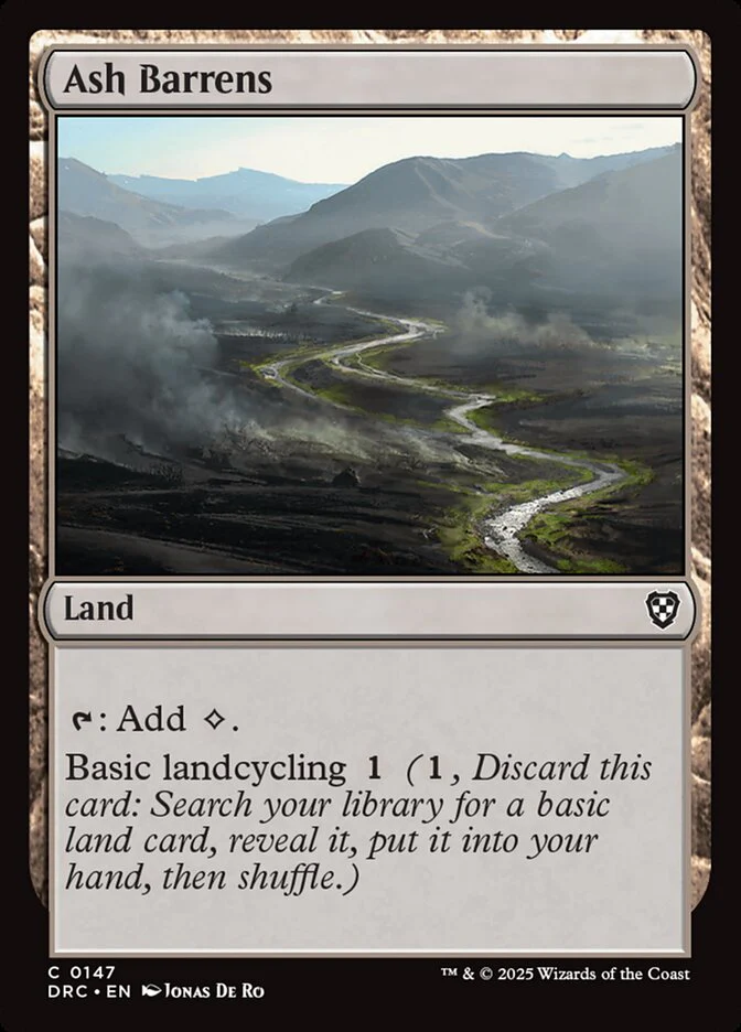 Ash Barrens - Aetherdrift Commander (DRC)