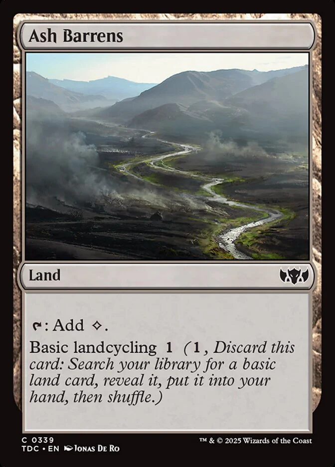 Ash Barrens - Tarkir: Dragonstorm Commander (TDC)