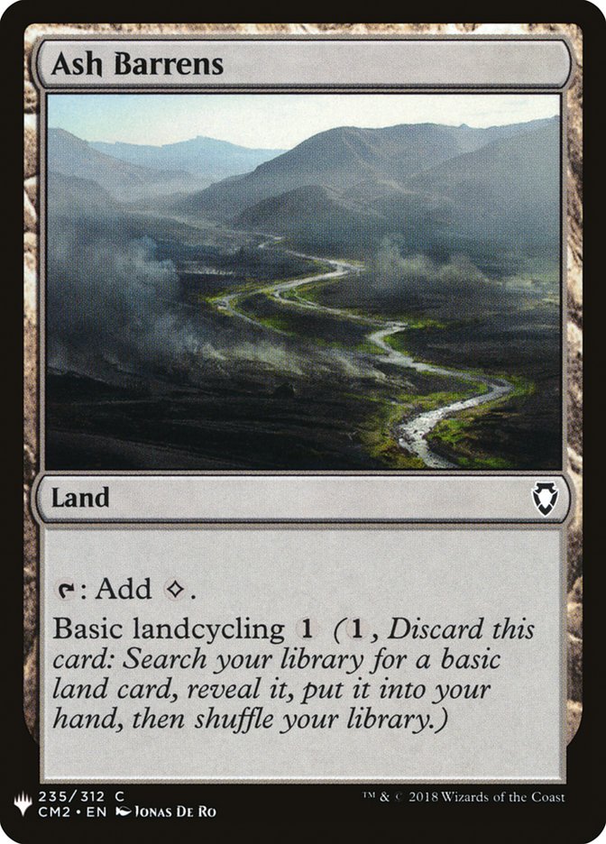 Ash Barrens - The List (PLST)