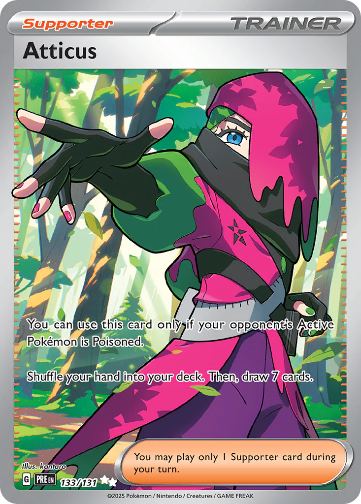 Atticus (133/131) - [Full Art] Prismatic Evolutions (PRE)