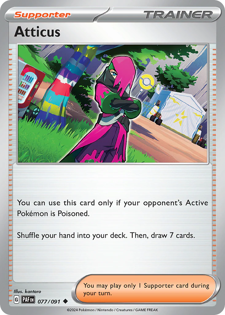 Atticus (77/91) - Paldean Fates (PAF)