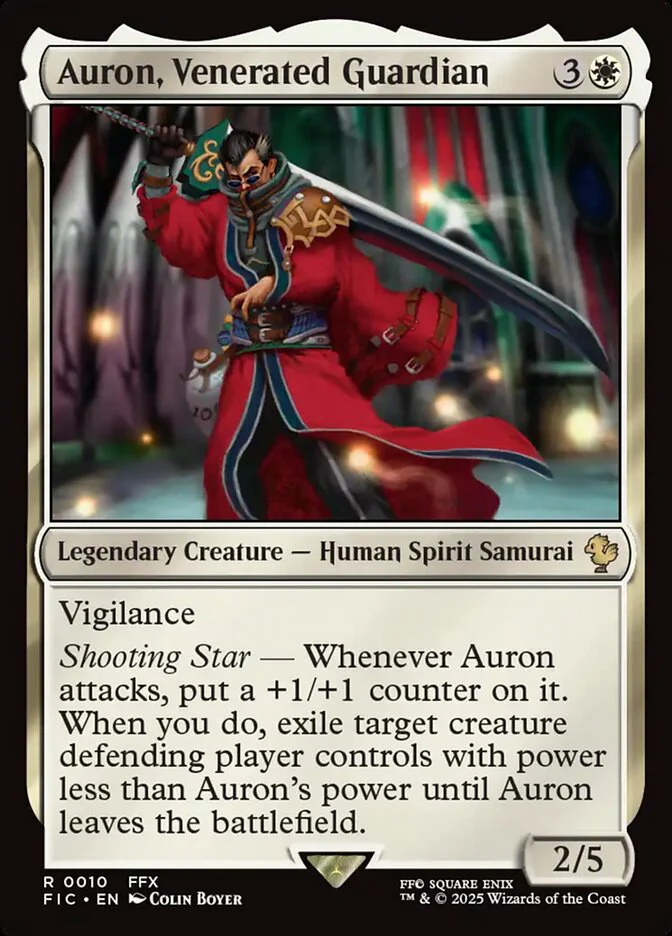 Auron, Venerated Guardian (10) - Final Fantasy Commander (FIC)