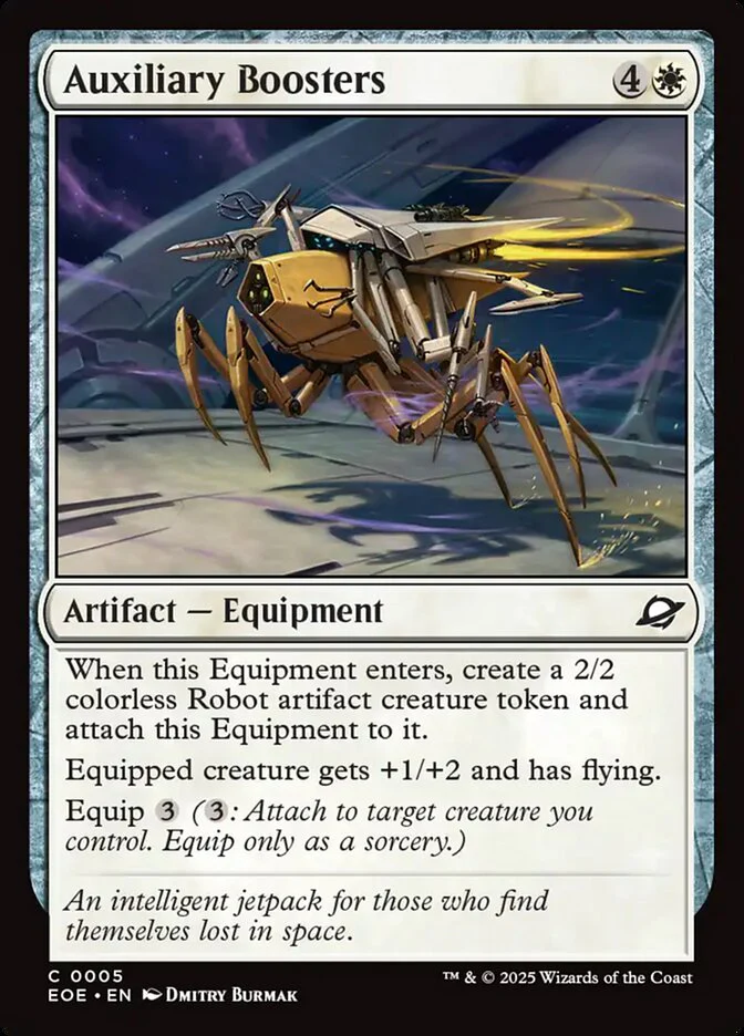 Auxiliary Boosters (5) - [Foil] Edge of Eternities (EOE)
