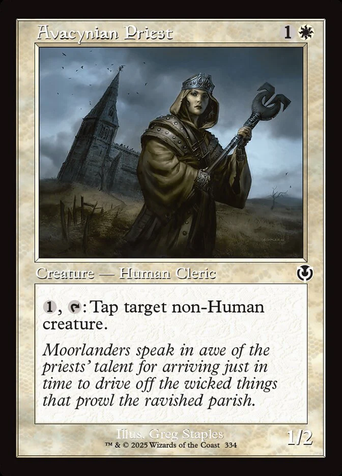 Avacynian Priest - [Retro Frame] Innistrad Remastered (INR)