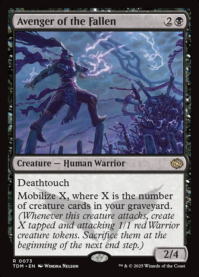 Avenger of the Fallen (73) - [Foil] Tarkir: Dragonstorm (TDM)