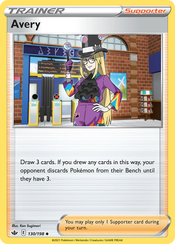 Avery (130/198) - [Reverse Holo] Chilling Reign (CRE)