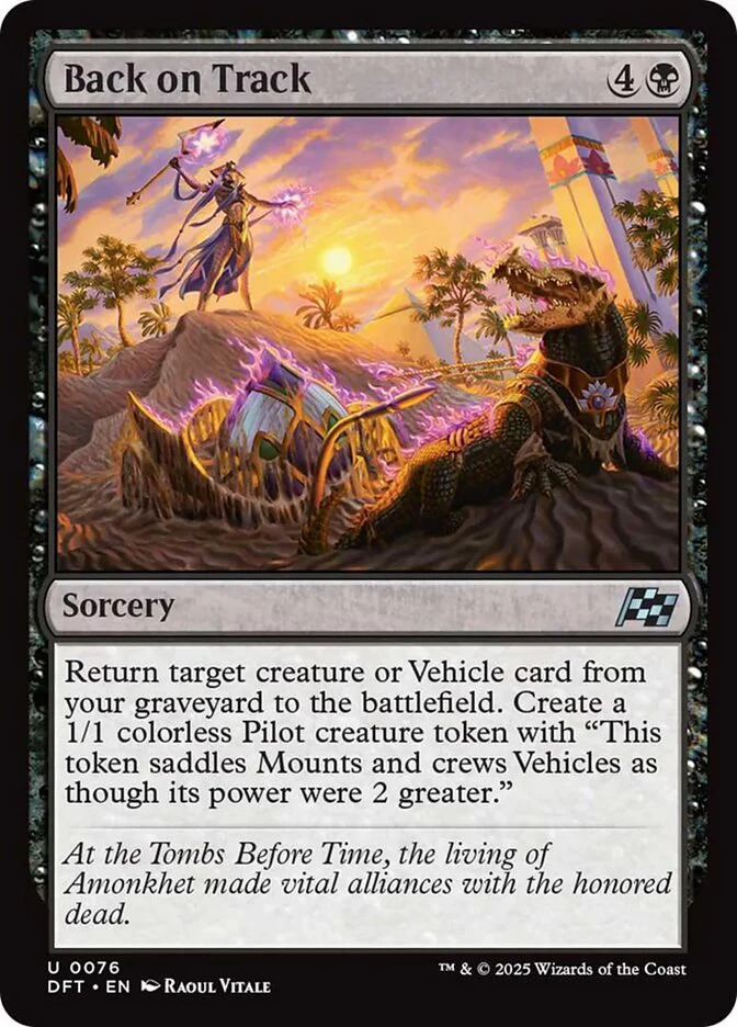 Back on Track - [Foil] Aetherdrift (DFT)