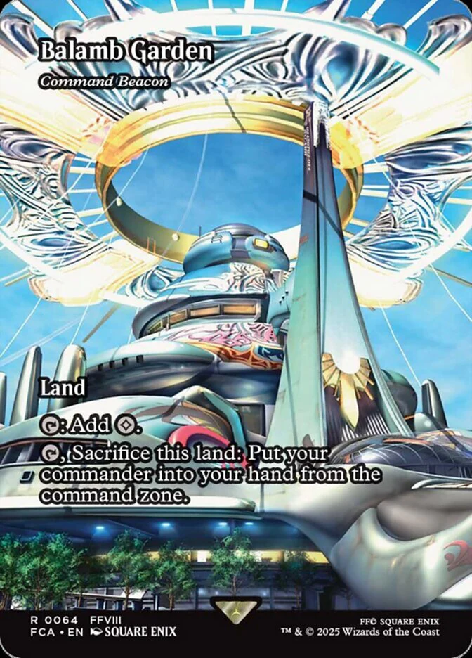 Balamb Garden - Command Beacon (64) - [Foil, Borderless] Final Fantasy: Through the Ages (FCA)