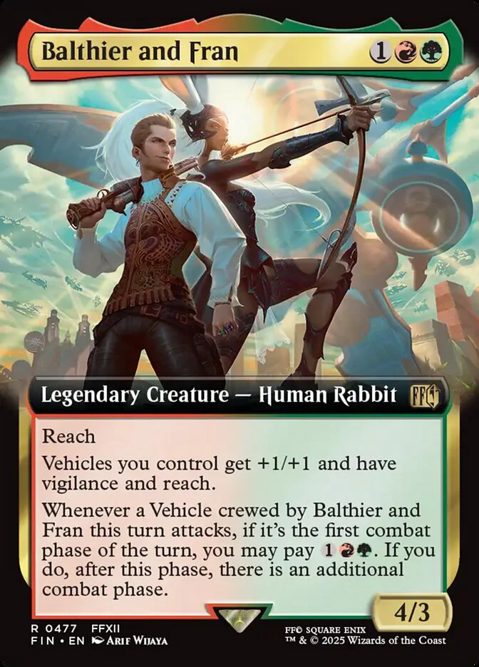 Balthier and Fran (477) - [Foil, Extended Art] Final Fantasy (FIN)