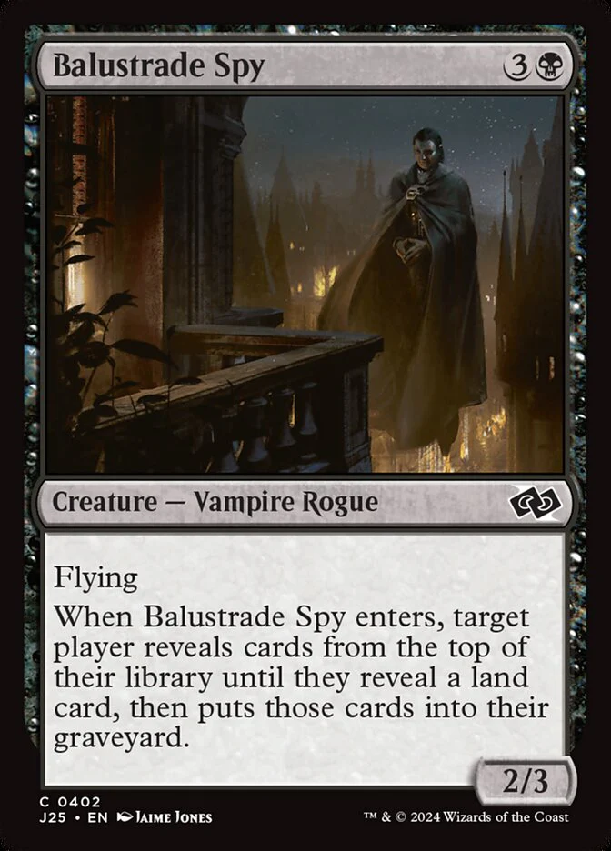Balustrade Spy - Foundations Jumpstart (J25)