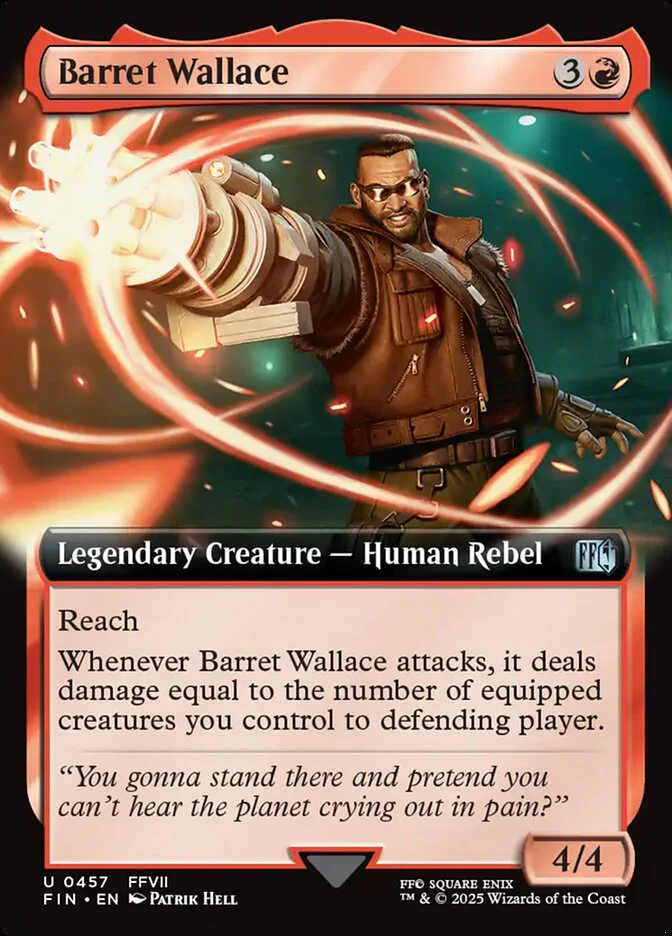 Barret Wallace (457) - [Extended Art] Final Fantasy (FIN)