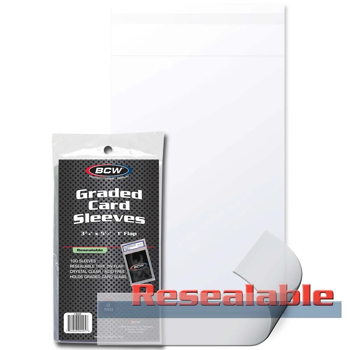 BCW Graded Card Sleeves 100ct