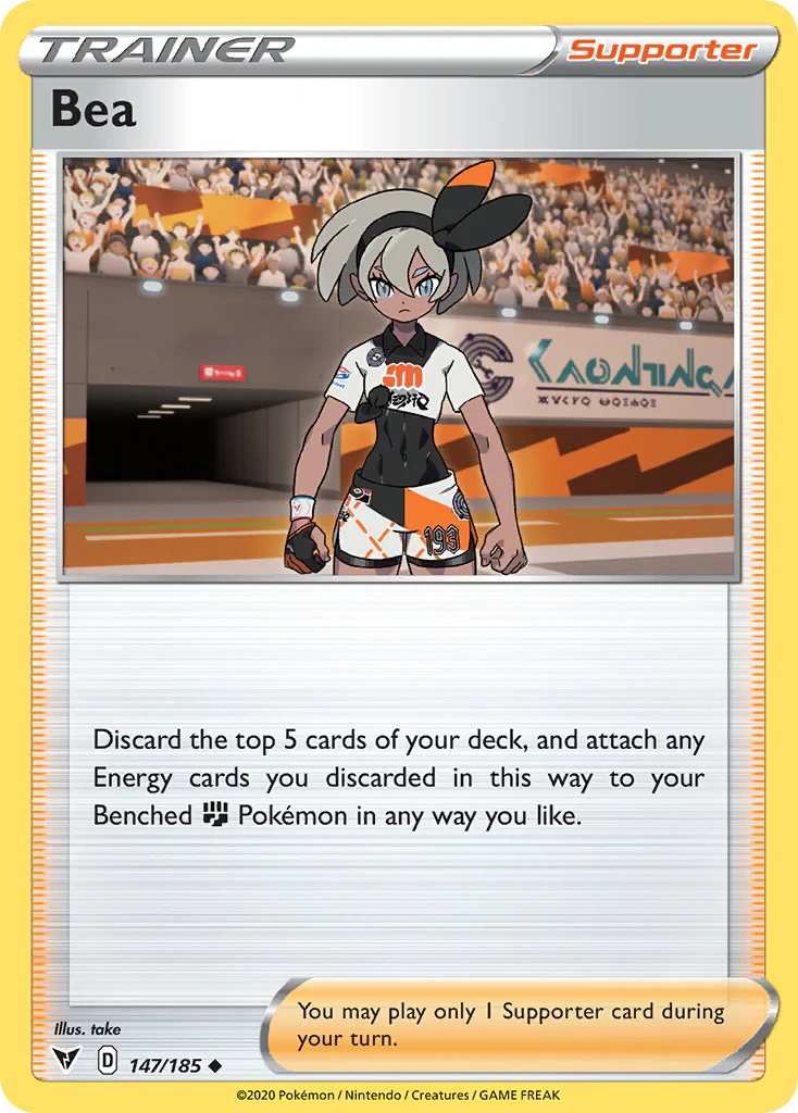 Bea (147/185) - [Reverse Holo] Vivid Voltage (VIV)