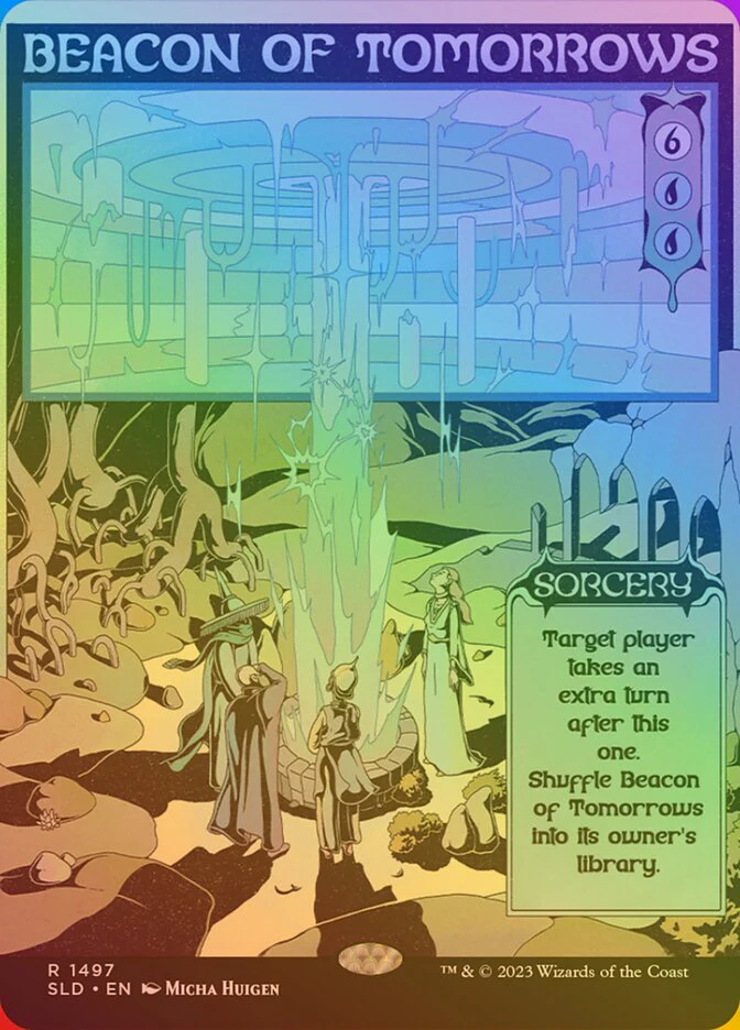 Beacon of Tomorrows (1497‚òÖ) - [Foil, Borderless] Secret Lair Drop (SLD)