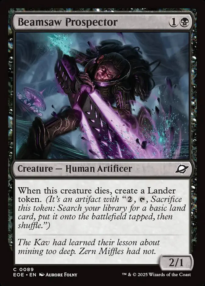 Beamsaw Prospector (89) - [Foil] Edge of Eternities (EOE)