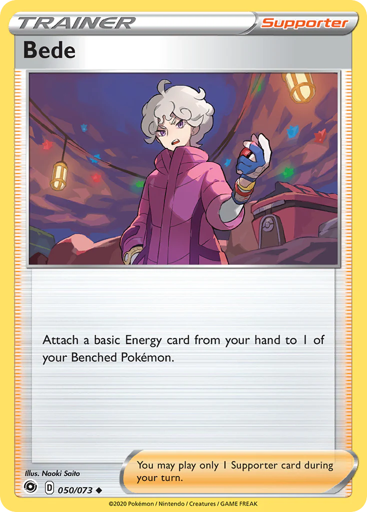 Bede (50/73) - [Reverse Holo] Champion's Path (CPA)
