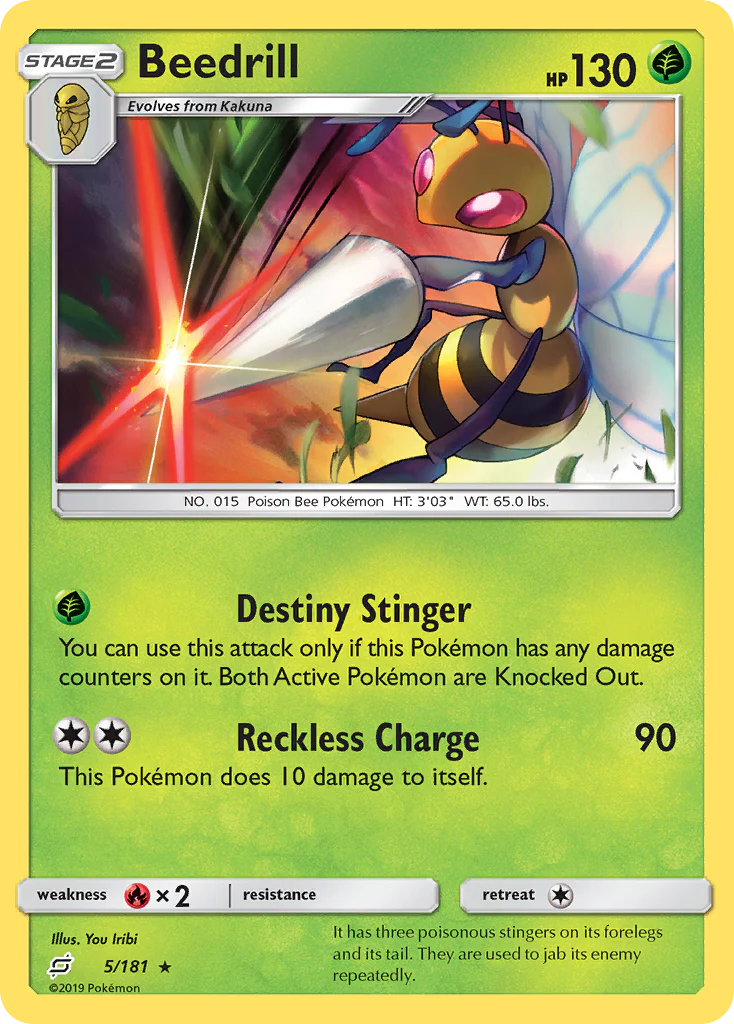 Beedrill (5/181) - Team Up (TEU)