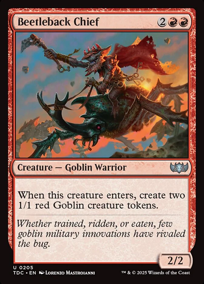 Beetleback Chief - Tarkir: Dragonstorm Commander (TDC)