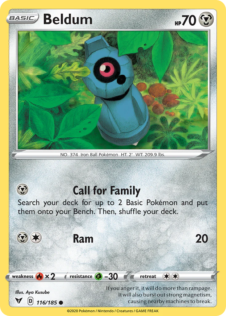 Beldum (116/185) - [Reverse Holo] Vivid Voltage (VIV)