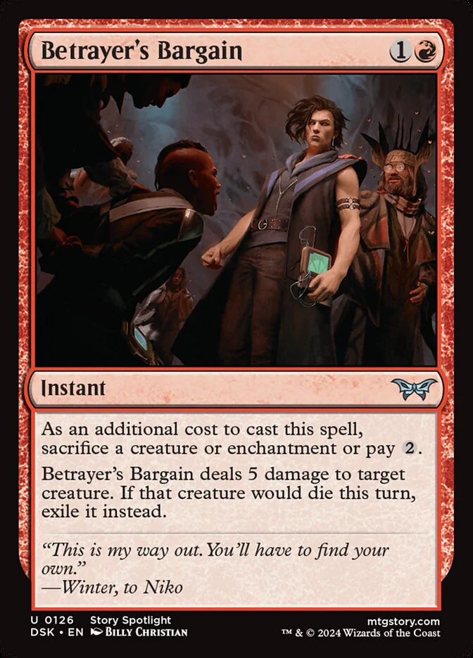 Betrayer's Bargain - [Foil] Duskmourn: House of Horror (DSK)