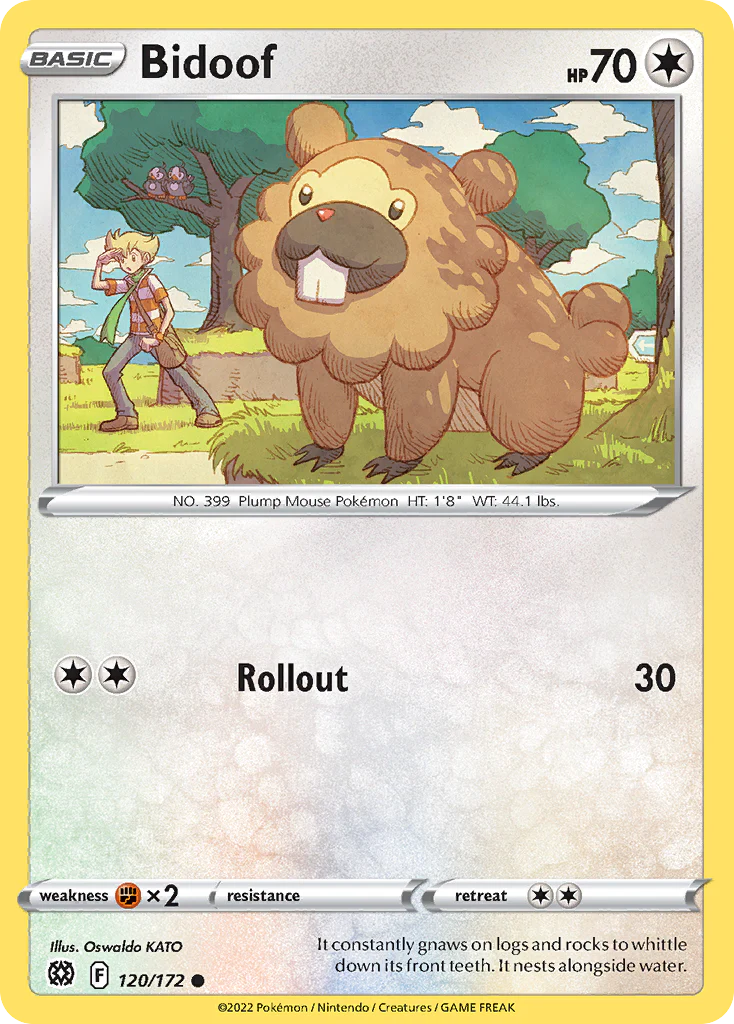 Bidoof (120/172) - Brilliant Stars (BRS)