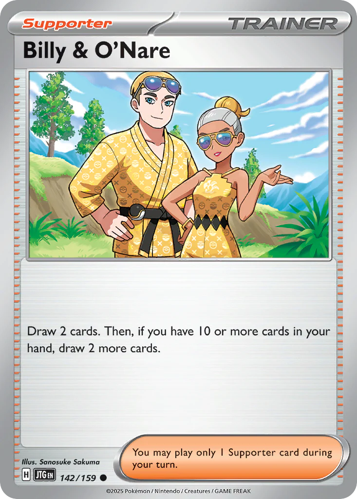 Billy & O'Nare (142/159) - [Reverse Holo] Journey Together (JTG)