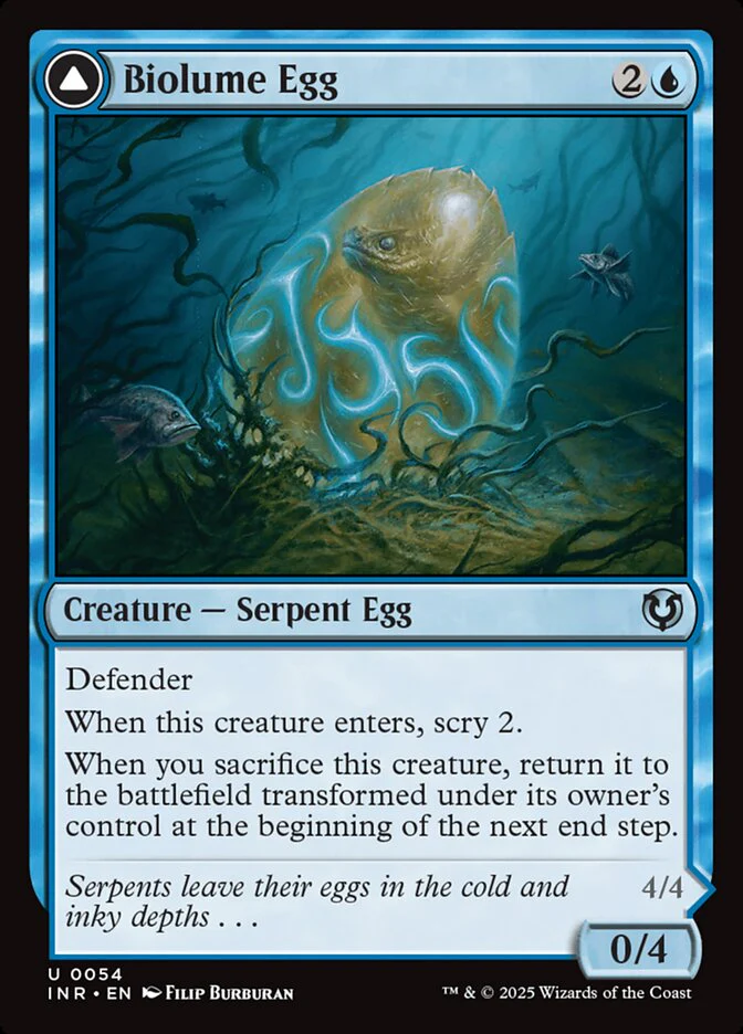 Biolume Egg // Biolume Serpent - [Foil] Innistrad Remastered (INR)