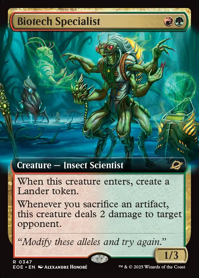 Biotech Specialist (347) - [Foil, Extended Art] Edge of Eternities (EOE)