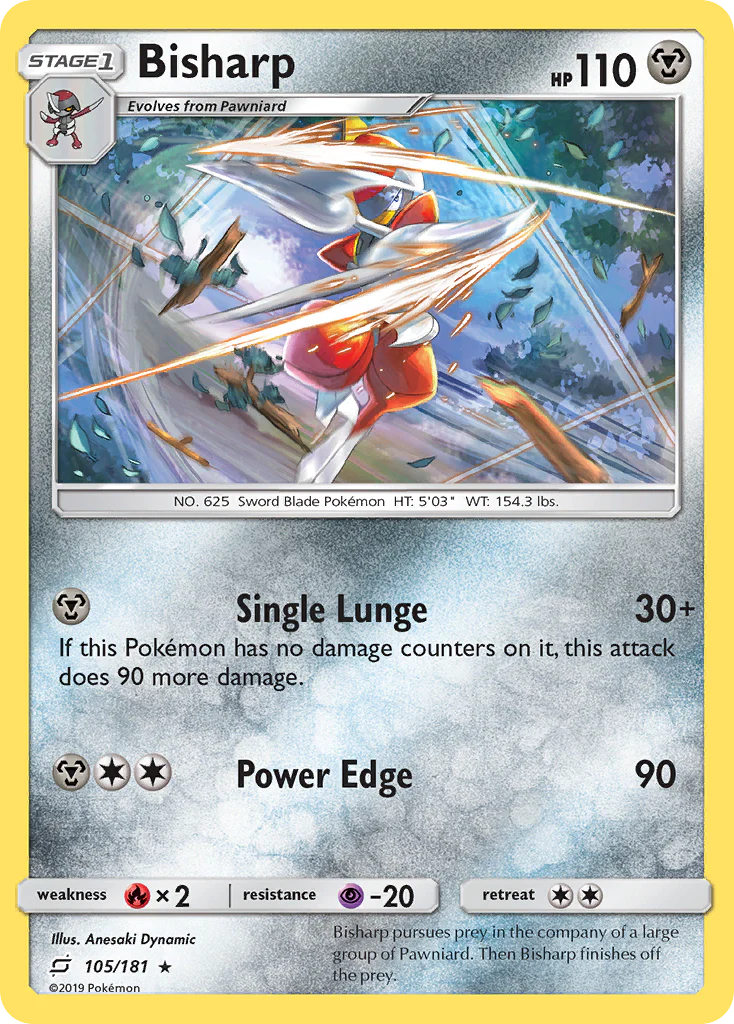 Bisharp (105/181) - [Reverse Holo] Team Up (TEU)
