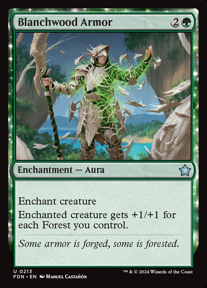 Blanchwood Armor - [Foil] Foundations (FDN)