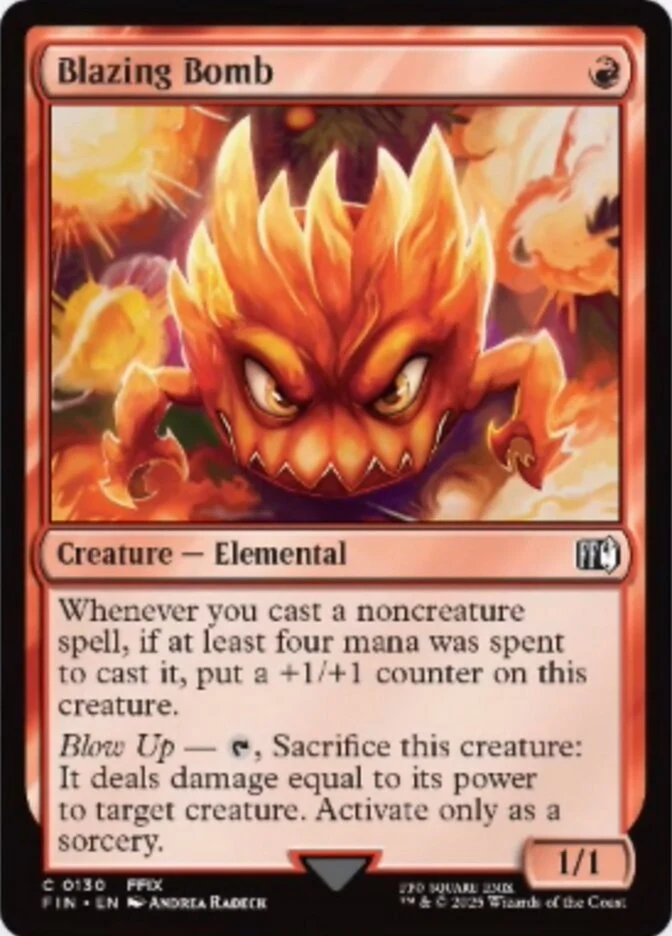 Blazing Bomb (130) - [Foil] Final Fantasy (FIN)
