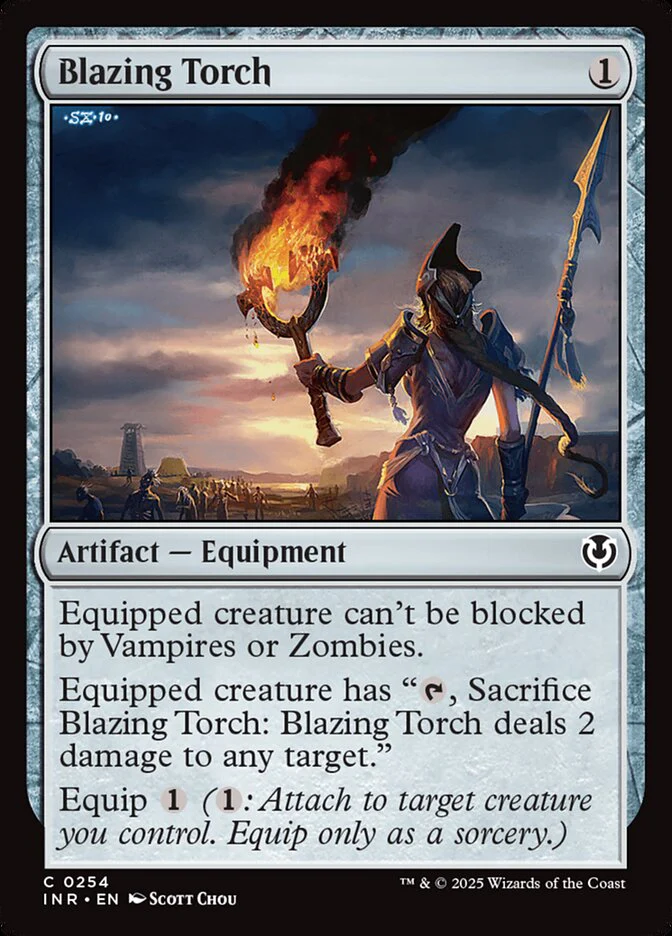 Blazing Torch - [Foil] Innistrad Remastered (INR)