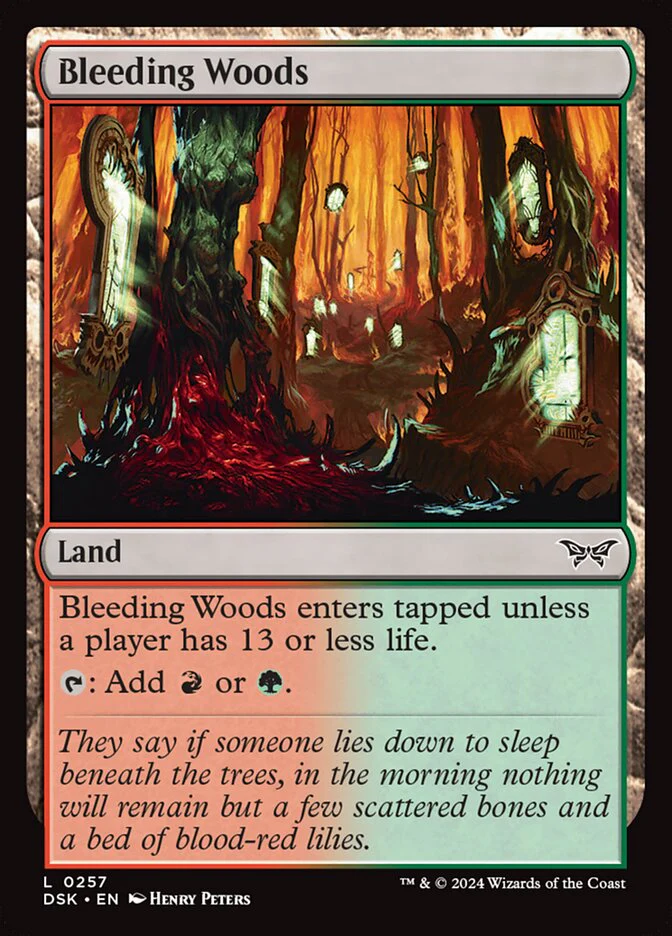 Bleeding Woods - Duskmourn: House of Horror (DSK)