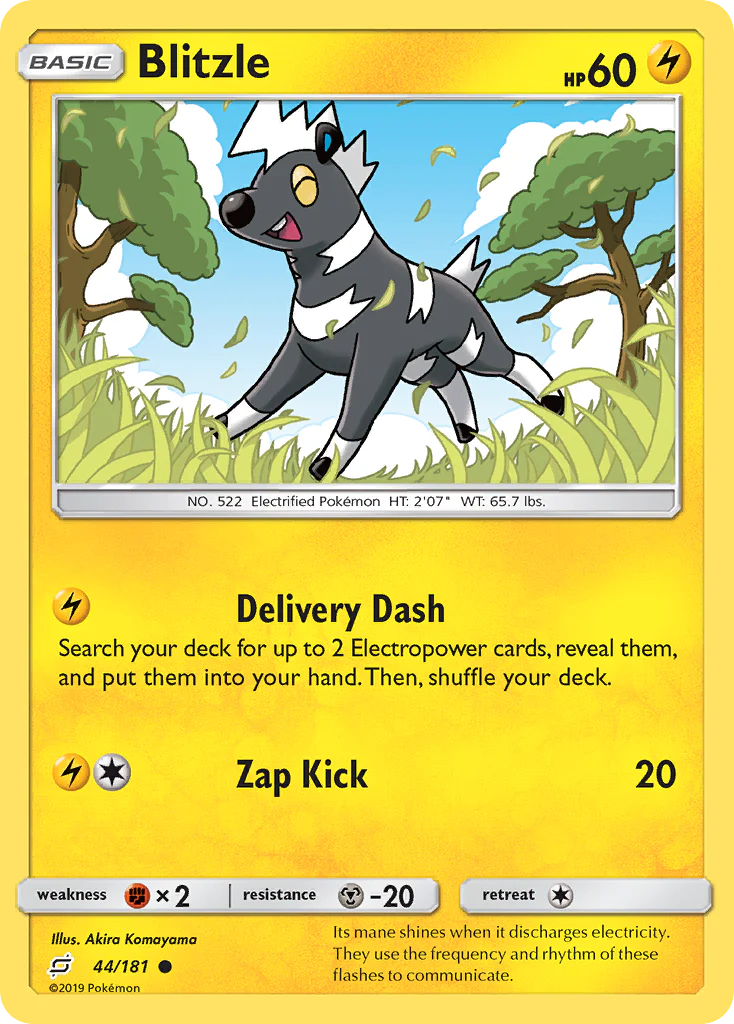 Blitzle (44/181) - [Reverse Holo] Team Up (TEU)