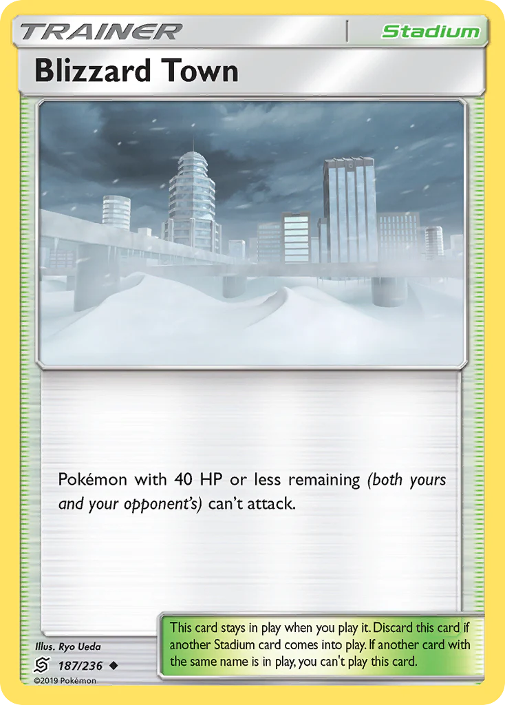 Blizzard Town (187/236) - [Reverse Holo] Unified Minds (UNM)