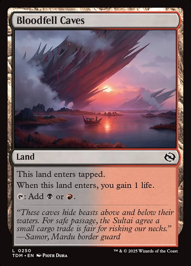 Bloodfell Caves (250) - [Foil] Tarkir: Dragonstorm (TDM)