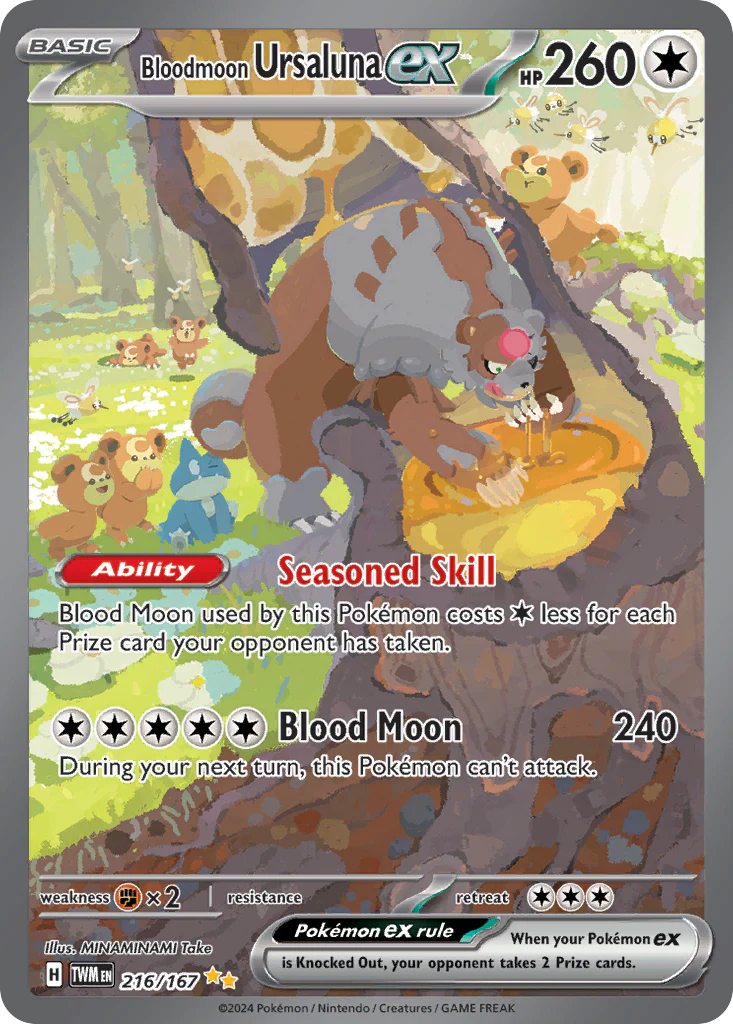 Bloodmoon Ursaluna ex (216/167) - [Special Illustration Rare] Twilight Masquerade (TWM)
