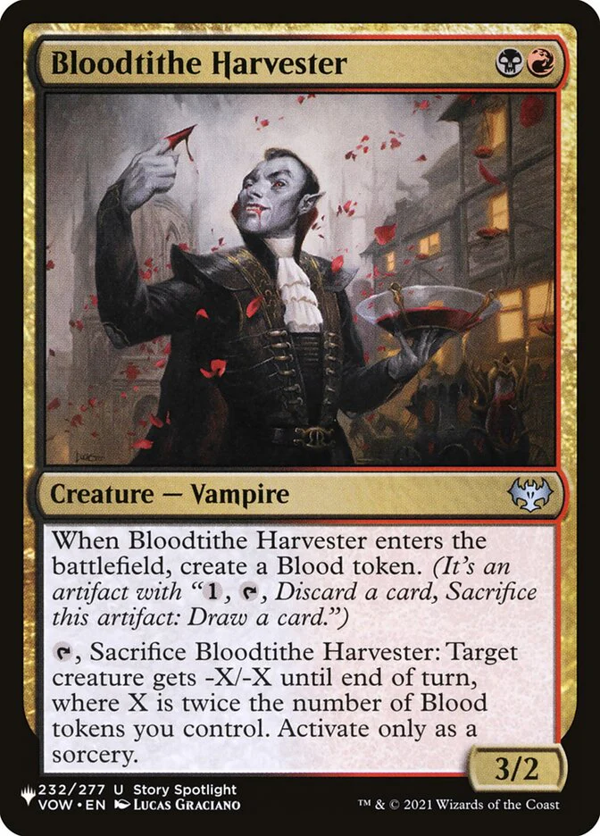 Bloodtithe Harvester - The List (PLST)