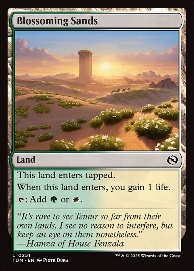 Blossoming Sands (251) - [Foil] Tarkir: Dragonstorm (TDM)