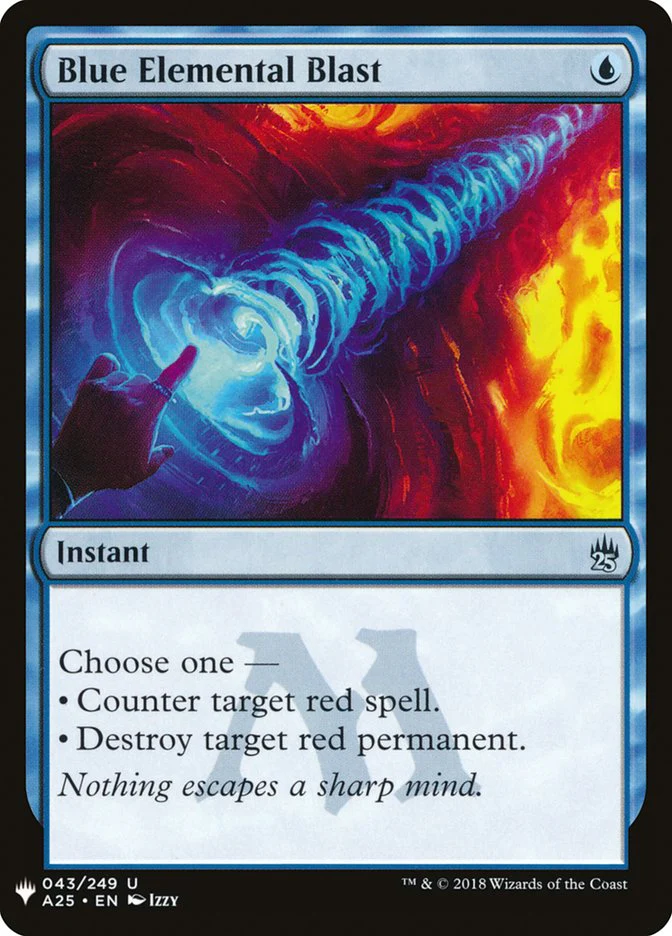 Blue Elemental Blast - The List (PLST)