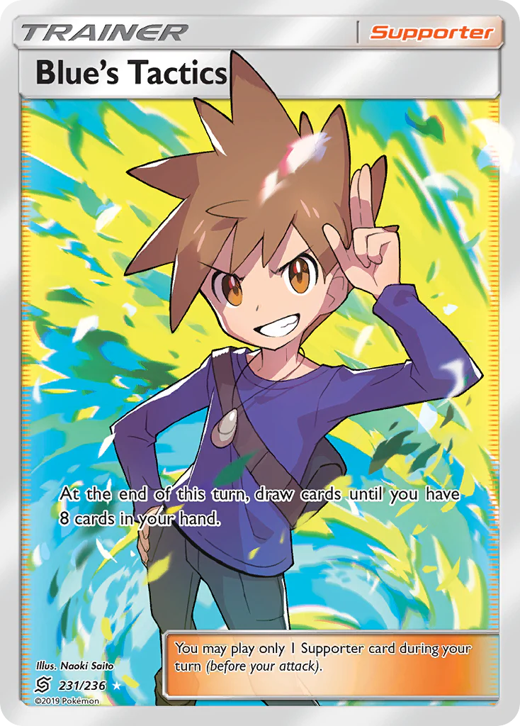 Blue's Tactics (231/236) - [Full Art] Unified Minds (UNM)