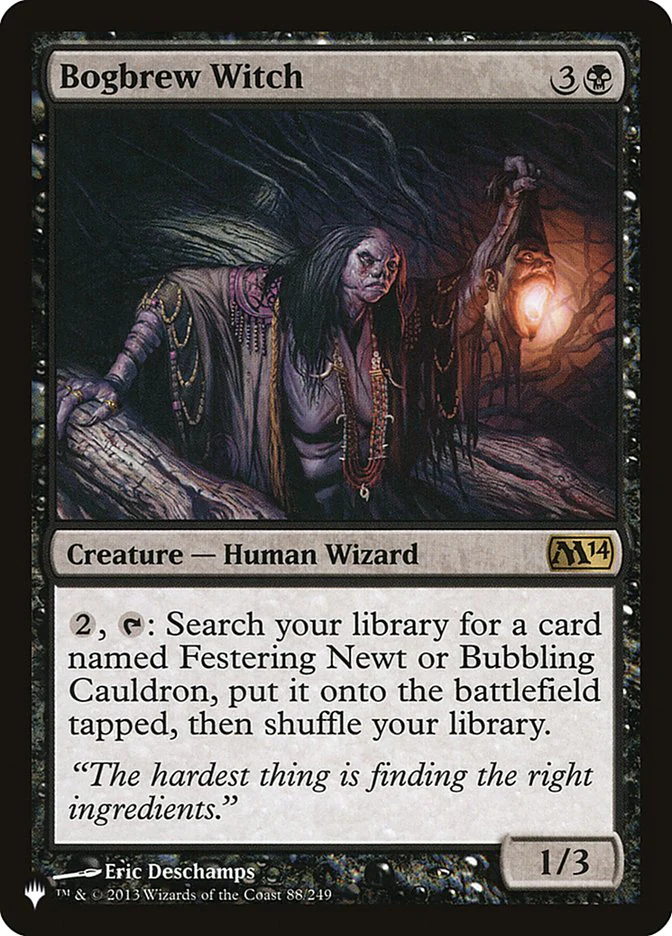Bogbrew Witch - The List (PLST)
