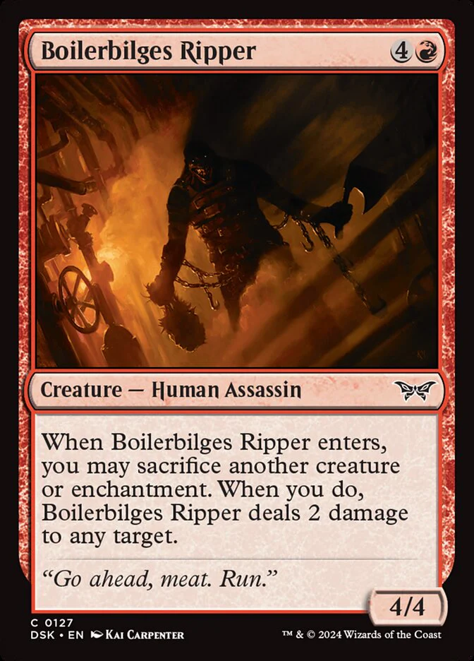 Boilerbilges Ripper - [Foil] Duskmourn: House of Horror (DSK)