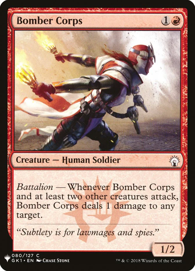 Bomber Corps - The List (PLST)