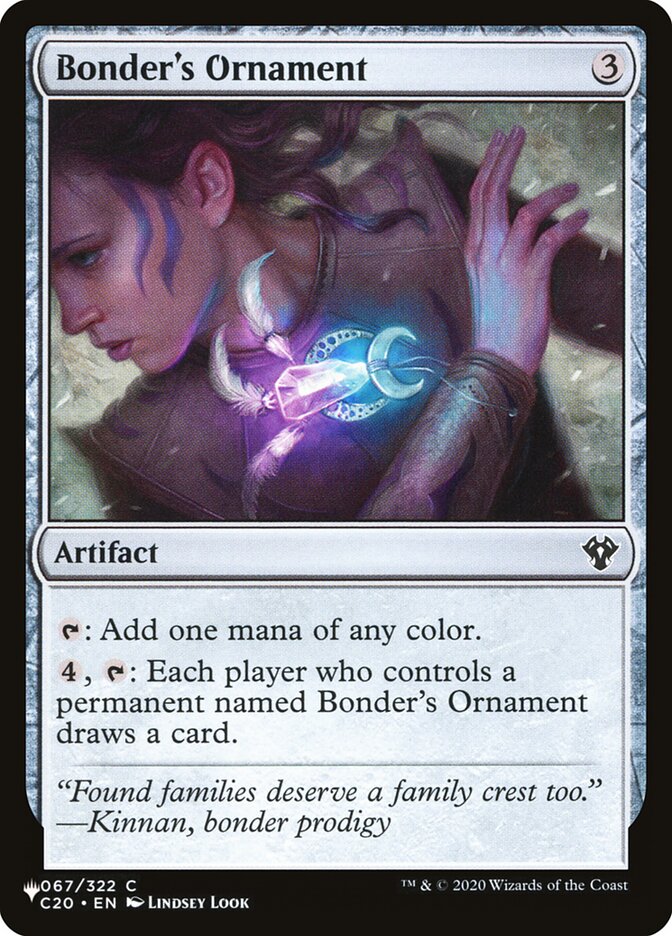 Bonder's Ornament - The List (PLST)