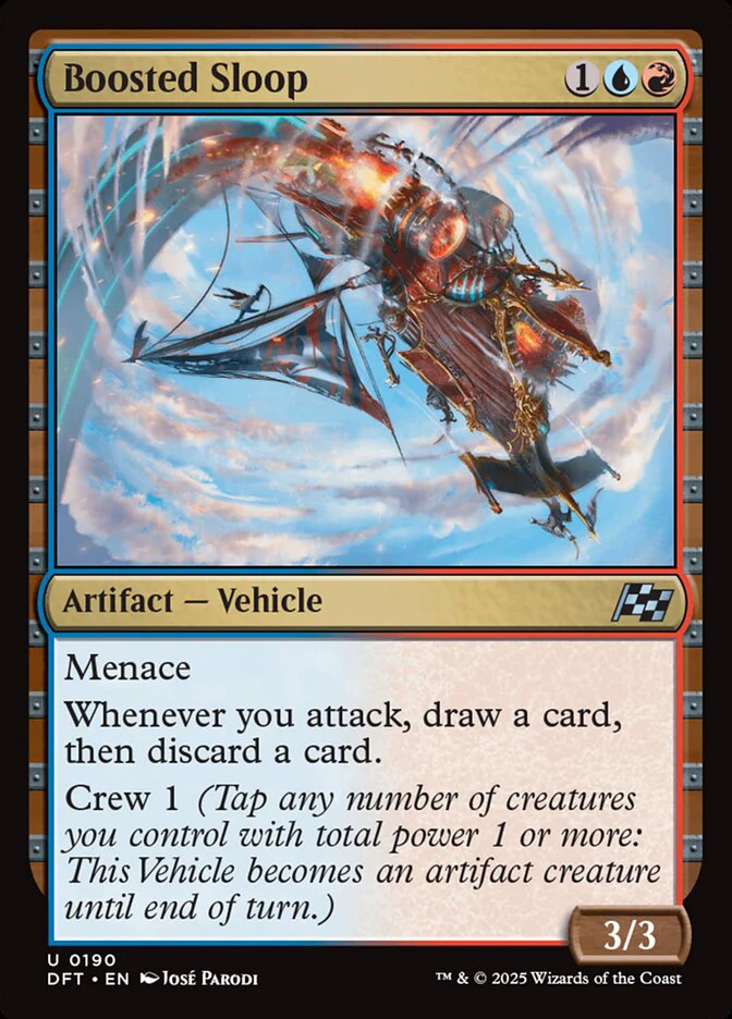 Boosted Sloop - [Foil] Aetherdrift (DFT)