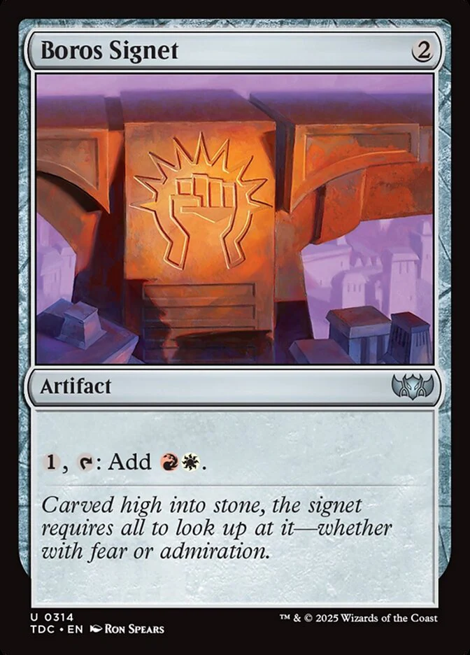Boros Signet - Tarkir: Dragonstorm Commander (TDC)