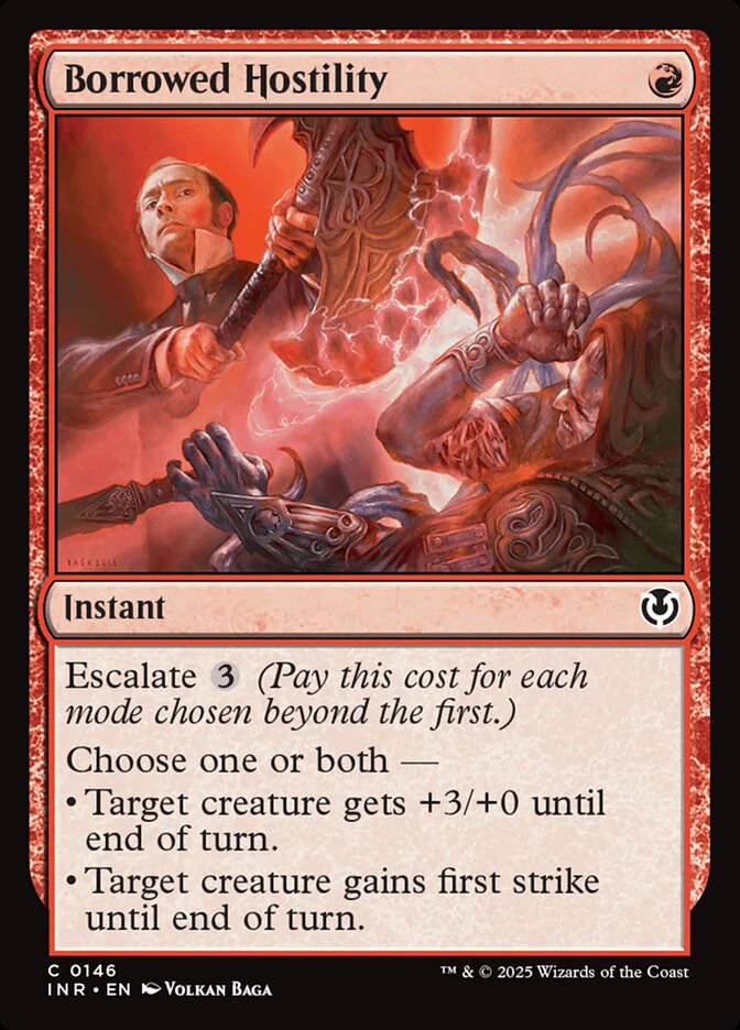 Borrowed Hostility - [Foil] Innistrad Remastered (INR)